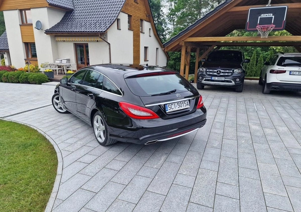 Mercedes-Benz CLS cena 83000 przebieg: 195000, rok produkcji 2013 z Ustroń małe 137